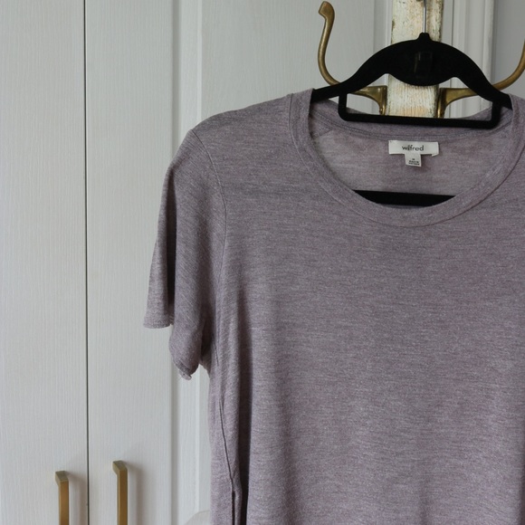 Muave Wilfred Hi-Low TShirt - Picture 1 of 5